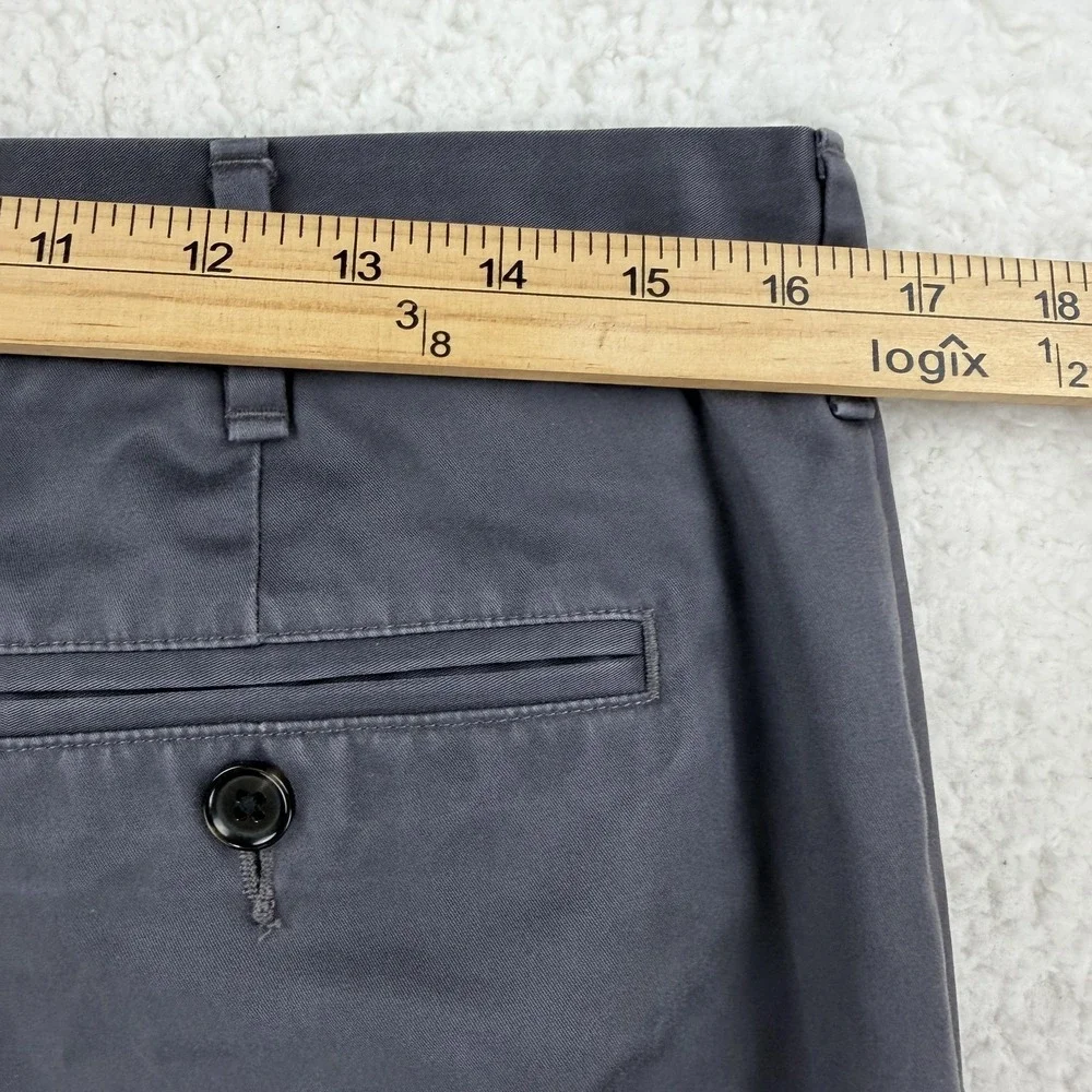 Bonobos Friday Pants Mens 32x32‎ Gray Straight Fit Chino Cotton Casual Office
